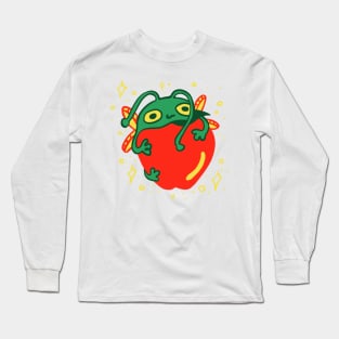 Fairy froggy apple lover Long Sleeve T-Shirt